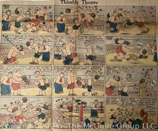 Large Collection of Circa 1920's-40's American Color Newspaper Comics 