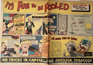 Large Collection of Circa 1920's-40's American Color Newspaper Comics 