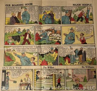 Large Collection of Circa 1920's-40's American Color Newspaper Comics 