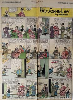 Large Collection of Circa 1920's-40's American Color Newspaper Comics 