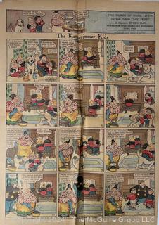 Large Collection of Circa 1920's-40's American Color Newspaper Comics 