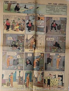 Large Collection of Circa 1920's-40's American Color Newspaper Comics 