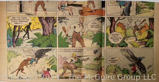 Large Collection of Circa 1920's-40's American Color Newspaper Comics 