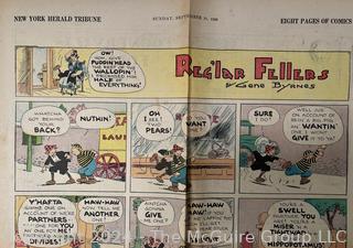 Large Collection of Circa 1920's-40's American Color Newspaper Comics 