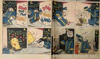 Large Collection of Circa 1920's-40's American Color Newspaper Comics 