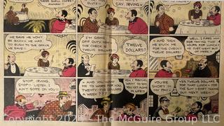 Large Collection of Circa 1920's-40's American Color Newspaper Comics 