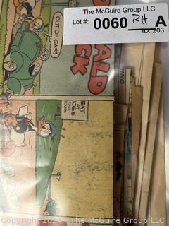 Large Collection of Circa 1920's-40's American Color Newspaper Comics 