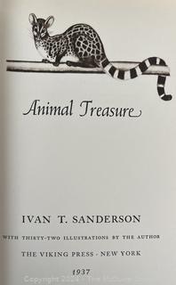 Eight (8) Vintage Hard Back Books Including Animal Treasure and Gone with the Wind