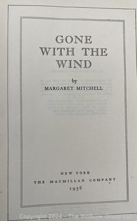 Eight (8) Vintage Hard Back Books Including Animal Treasure and Gone with the Wind