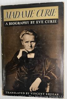 Four (4) Books Including Madame Curie, Audubon & Adventures of Hajji Babba