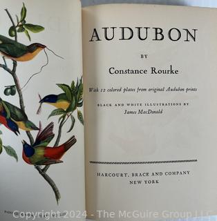 Four (4) Books Including Madame Curie, Audubon & Adventures of Hajji Babba