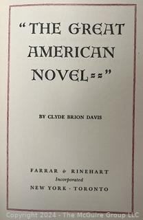 Five (5) Books Including The Great American Novel, Kennedy Square & Homeplace