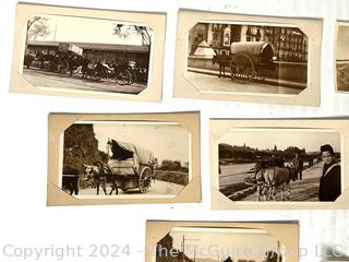 Vintage Photos C 1900 including Steam Ship and Street Scenes of Paris 