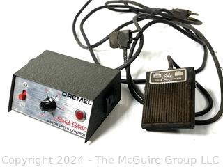 Dremel Solid State Motor Speed Controller and TRI-R Instruments Model S-80 Foot Pedal