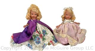 Two (2) Nancy Ann Storybook Dolls with Booklet