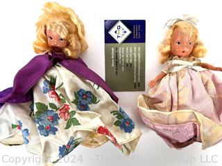 Two (2) Nancy Ann Storybook Dolls with Booklet