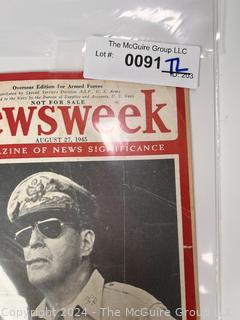  Newsweek Magazine with General Douglas MacArthur August 27, 1945