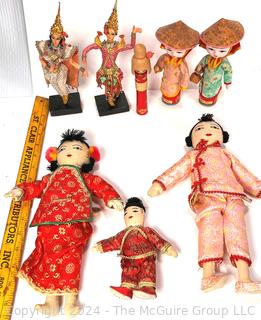 Collection of East Asian Souvenir Dolls