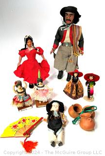 Collection of Souvenir Dolls