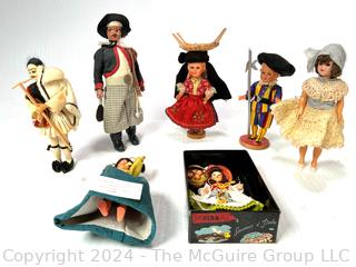 Group of European Souvenir Dolls