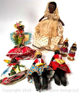 Group of African Souvenir Dolls