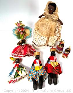 Group of African Souvenir Dolls