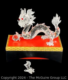 Swarovski Crystal Dragon with Original Box