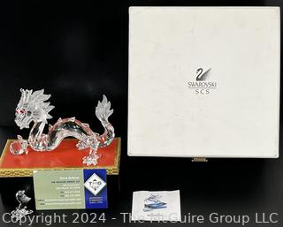 Swarovski Crystal Dragon with Original Box