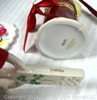 Group of Christmas Ornaments Including Spode