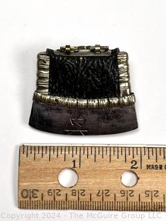 Tibetian Leather Flint Pouch. 