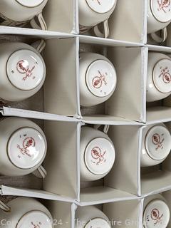 80 Piece Set of Royal Crown Derby Porcelain China. See photo gallery for a complete list of what is included