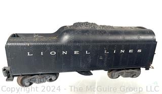 LIONEL "O" Gauge train sets: 2025 Steam Engine w/ 2466WX Tender and 2055 Steam Engine and Tender; Tracks; Transformers; Passenger and Freight Cars