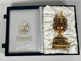 Franklin Mint Faberge Egg Music Box 