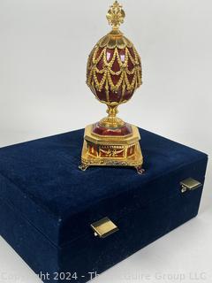 Franklin Mint Faberge Egg Music Box 