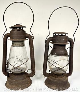 Two (2) Dietz Oil Lanterns