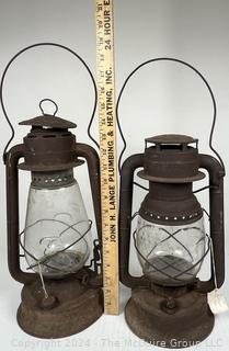 Two (2) Dietz Oil Lanterns