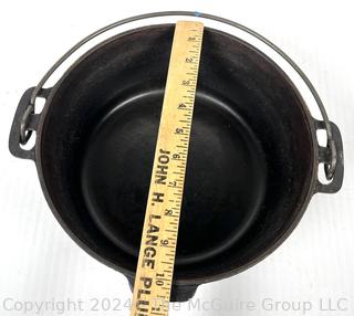 Griswold Cast Iron Tit-Top Baster Pot with Matching Lid