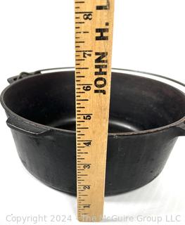 Griswold Cast Iron Tit-Top Baster Pot with Matching Lid