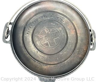 Griswold Cast Iron Tit-Top Baster Pot with Matching Lid