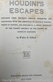 Seven (7) Books Including Houdini's Escapes