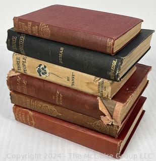 Six (6) Books Including Three People and George Elliot