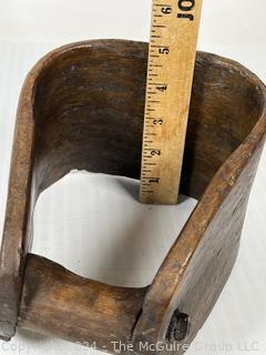 Antique Primitive Bent Wood Stirrup