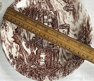 Four (4) Transferware Plates