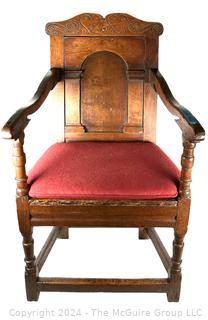 English Renaissance Wainscot Arm Chair