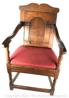 English Renaissance Wainscot Arm Chair