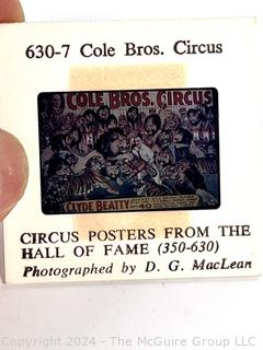 Vintage Circus Slides/Negatives