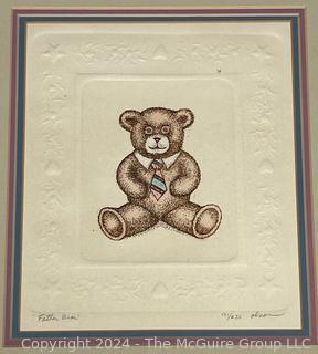 Pencil Signed and Numbered Framed Print "Father Bear" 151/250 Olson