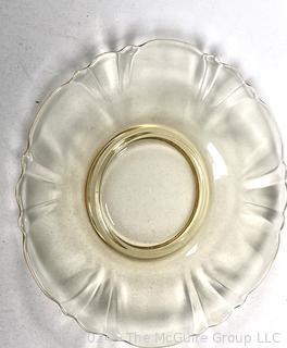 Amber Depression Glass Servingware by Federal Glass 