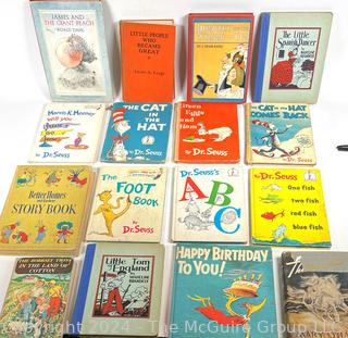 Group of Children's Books Including Dr Suess and James and the Giant Peach by Roald Dahl. 