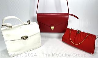 Three (3) Vintage Ladies Handbags